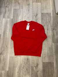 ОРИГІНАЛ! Світшот Nike Sportswear Club Fleece Red | S M L | BV2662-657
