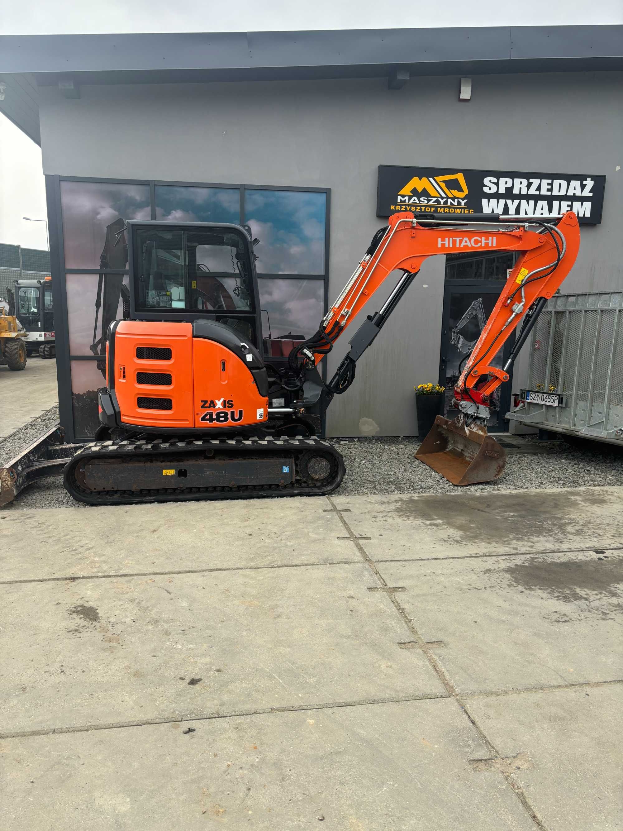 Minikoparka Hitachi ZX48U-5A z2016r klimatyzacja nie Kubota Cat Yanmar