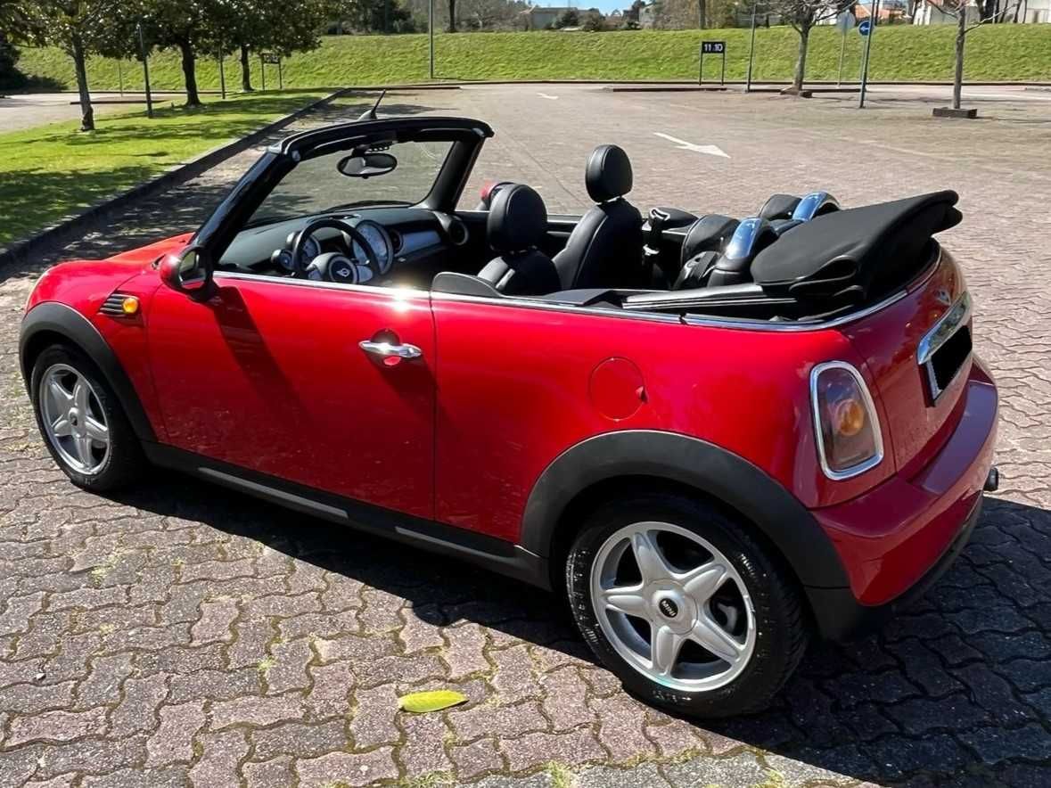 Mini Cooper Cabrio 1.6 2009 — Descapotavel Vermelho Impecável