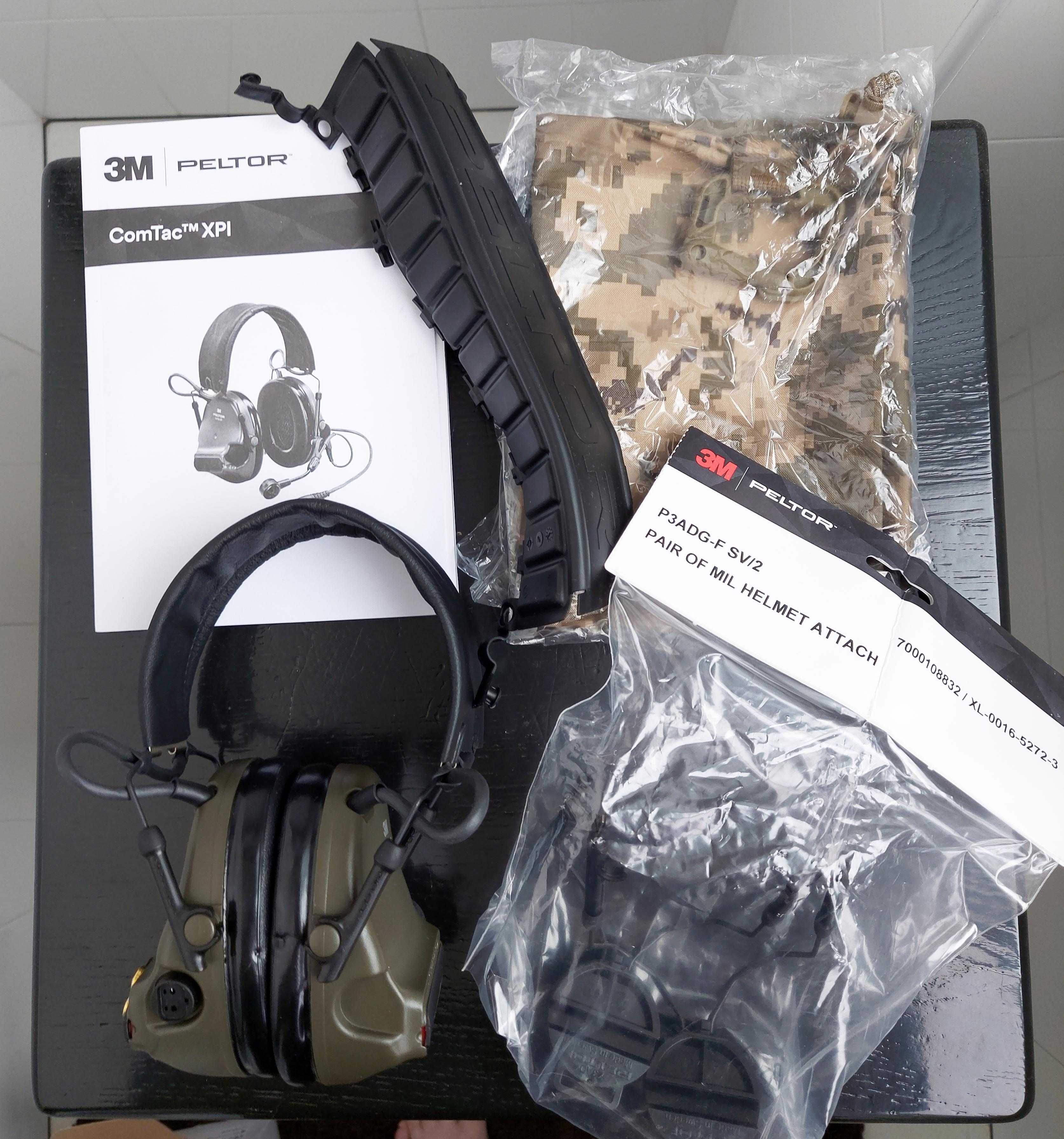 Активні навушники 3M Peltor ComTac XPI  MT20H682FB-02 (абсолютно новi)