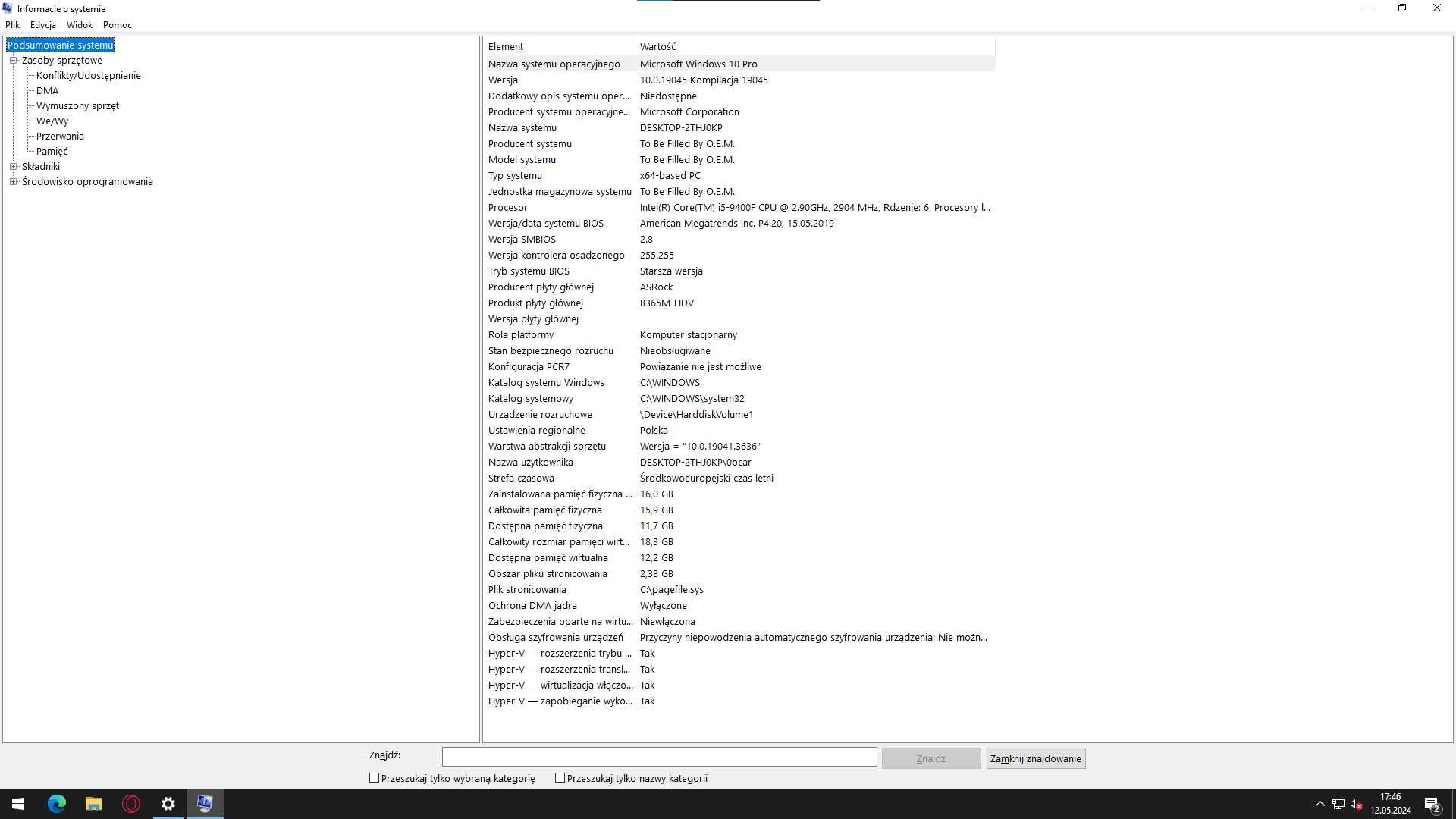 Komputer Stacjonarny i5 9400f gtx1050ti