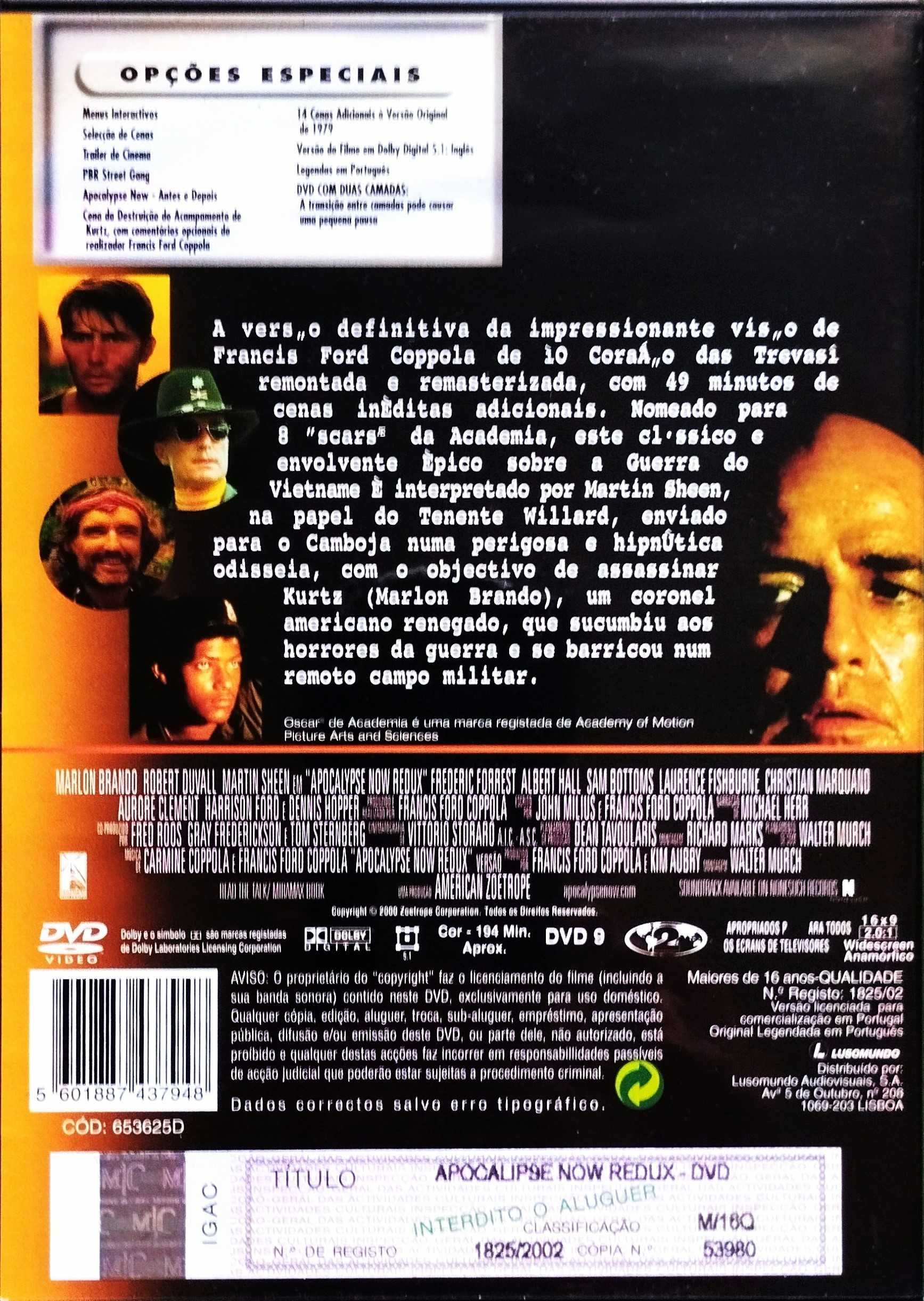 Filmes Especiais - Apocalypse Now - Redux