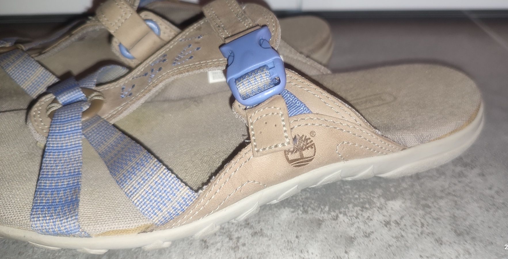 Klapki Timberland r. 37 / 24 cm sportowe skóra