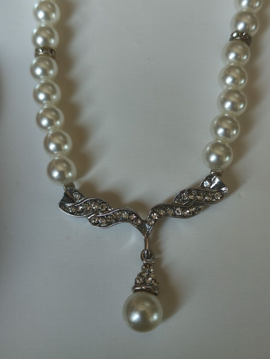Set Conjunto Prateado Pérolas