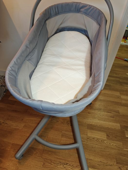 Chicco, Baby Hug 4in1 Air, kołyska, leżaczek, krzesełko, Titanium