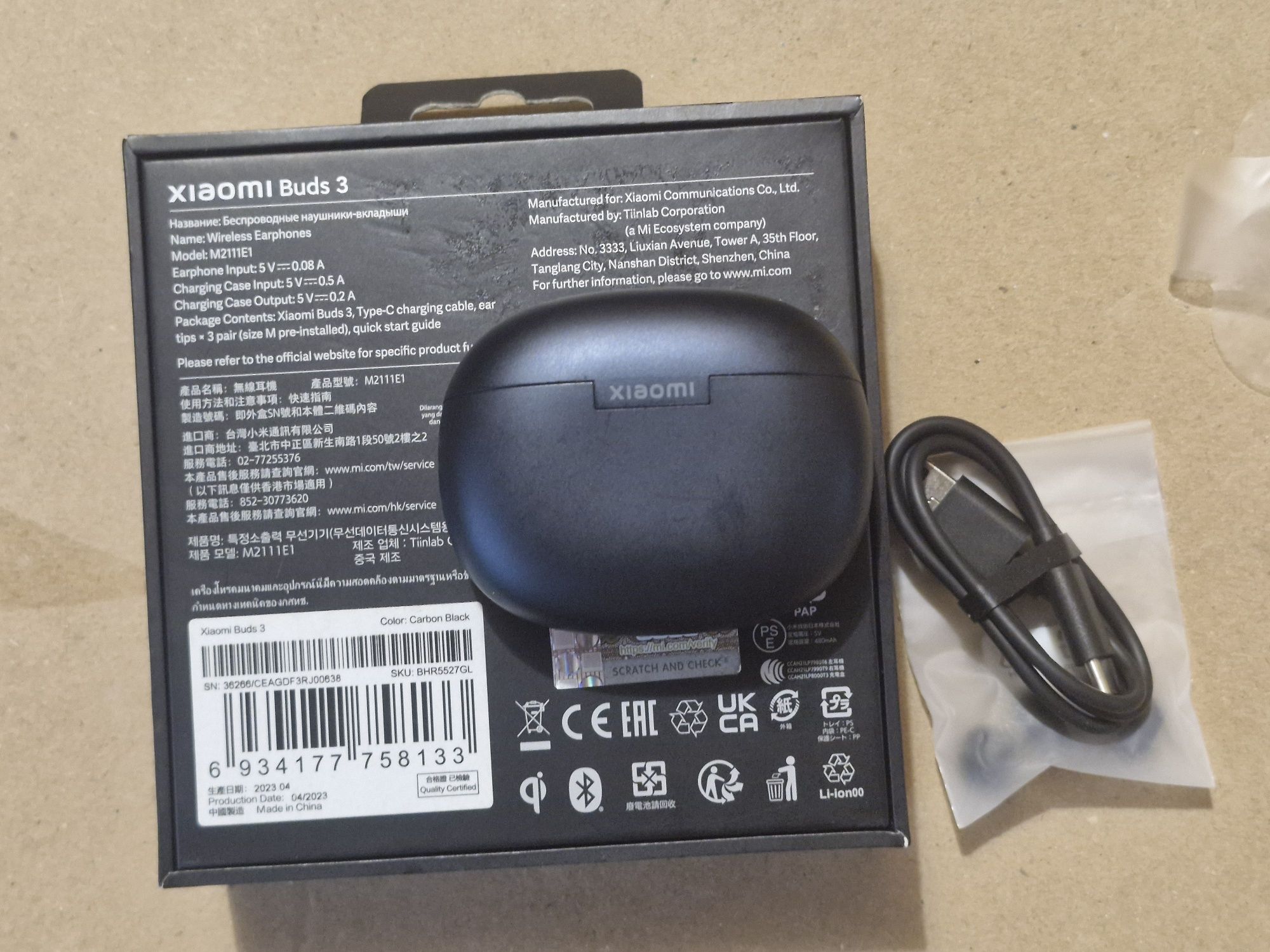 Xiaomi buds 3 global