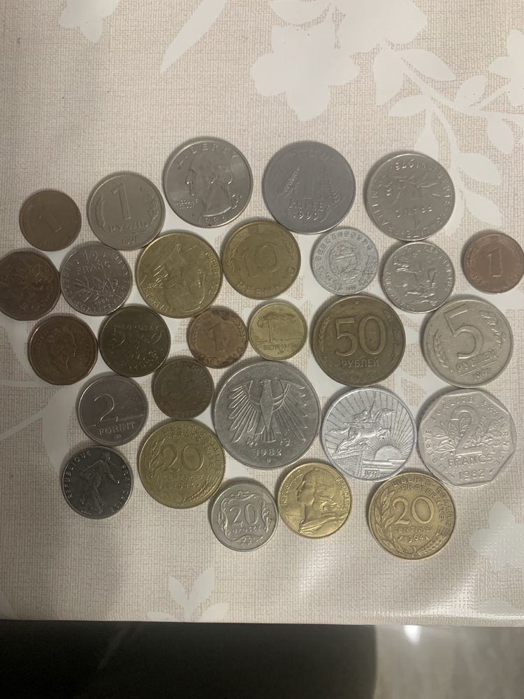 Монети різні