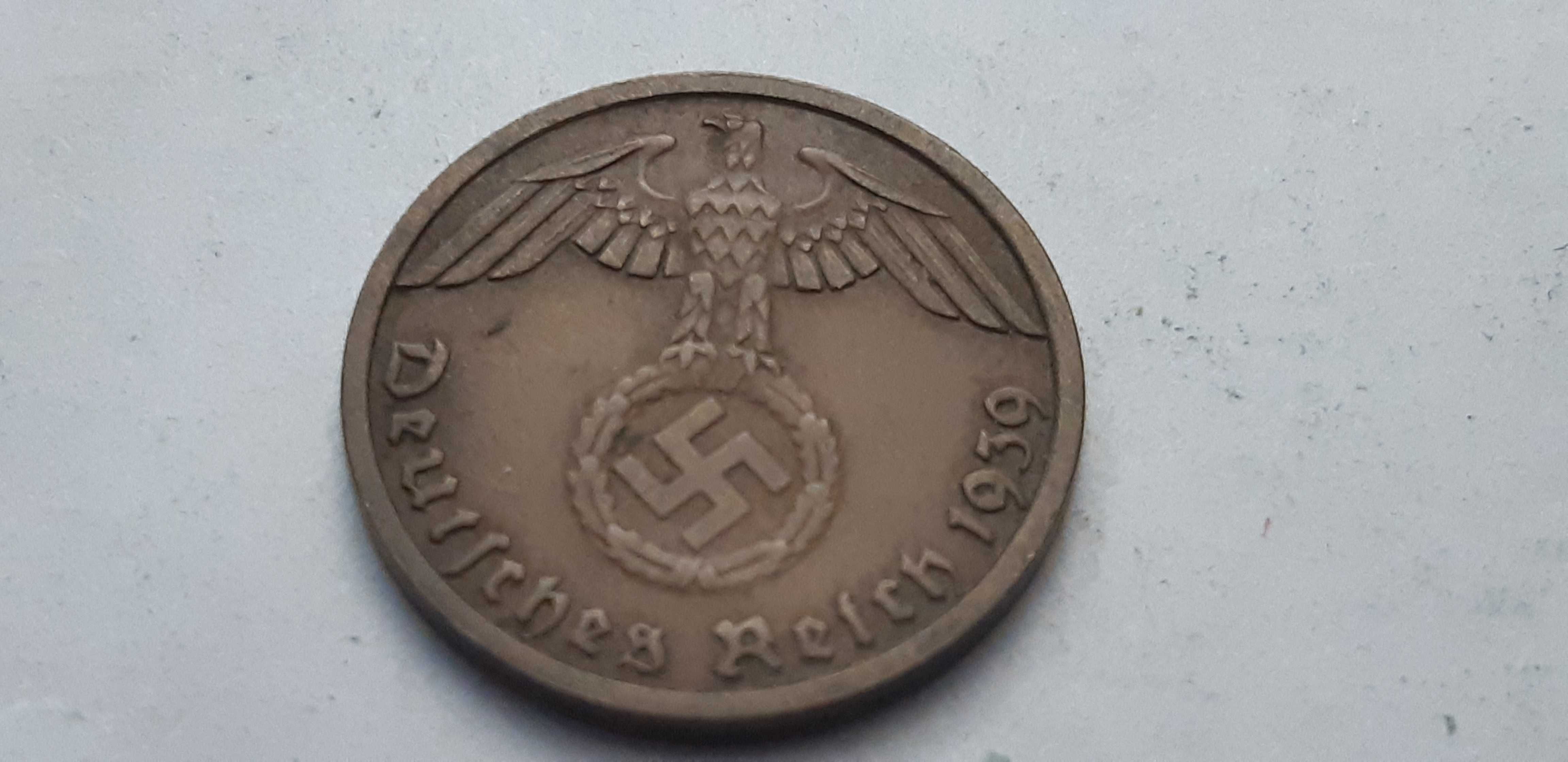 Niemcy III Rzesza 1 fenigi 1939 A - real foto