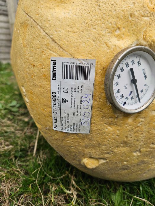 Pojemnościowy ogrzewacz wody 100l emaliowany mało używany
