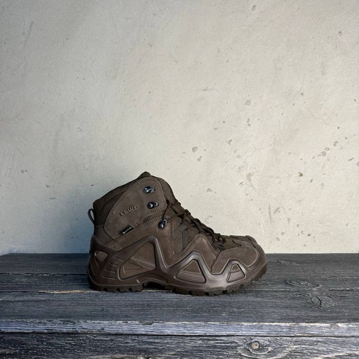 Тактичні черевики Lowa Zephyr GTX MID TF Dark Brown
