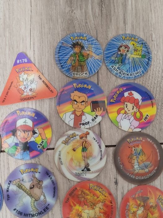 Wielki Zestaw pokemon Tazo - unikaty