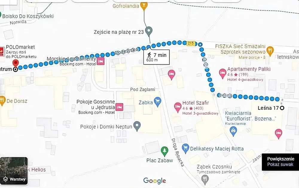 Pokoje Gościnne 250 m od morza! - Nocleg Jastrzębia Góra