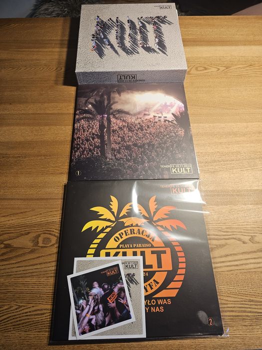 Kult Tenerife 2024, płyty winylowe nr 1 i 2 plus box