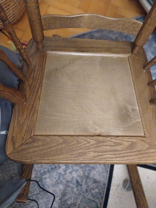 Fotel bujany drewno dębowe