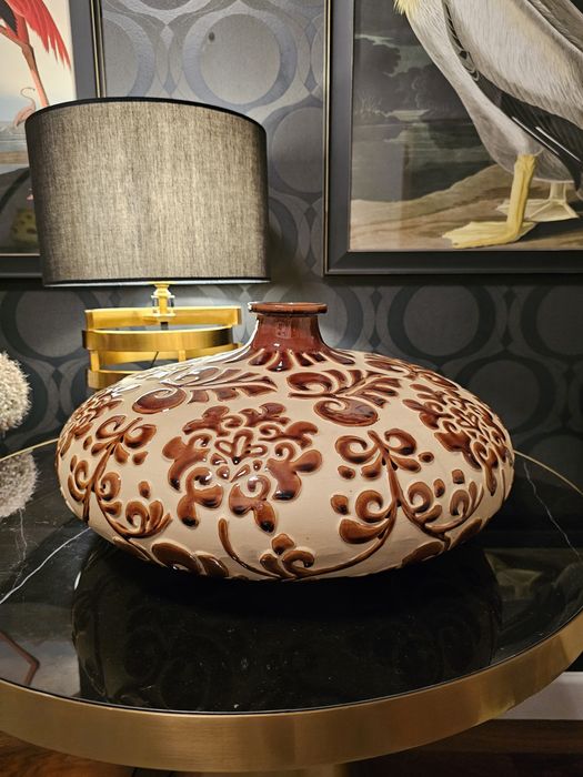 Duża  Waza / Wazon   z Indonezji   50cm  Orient Boho