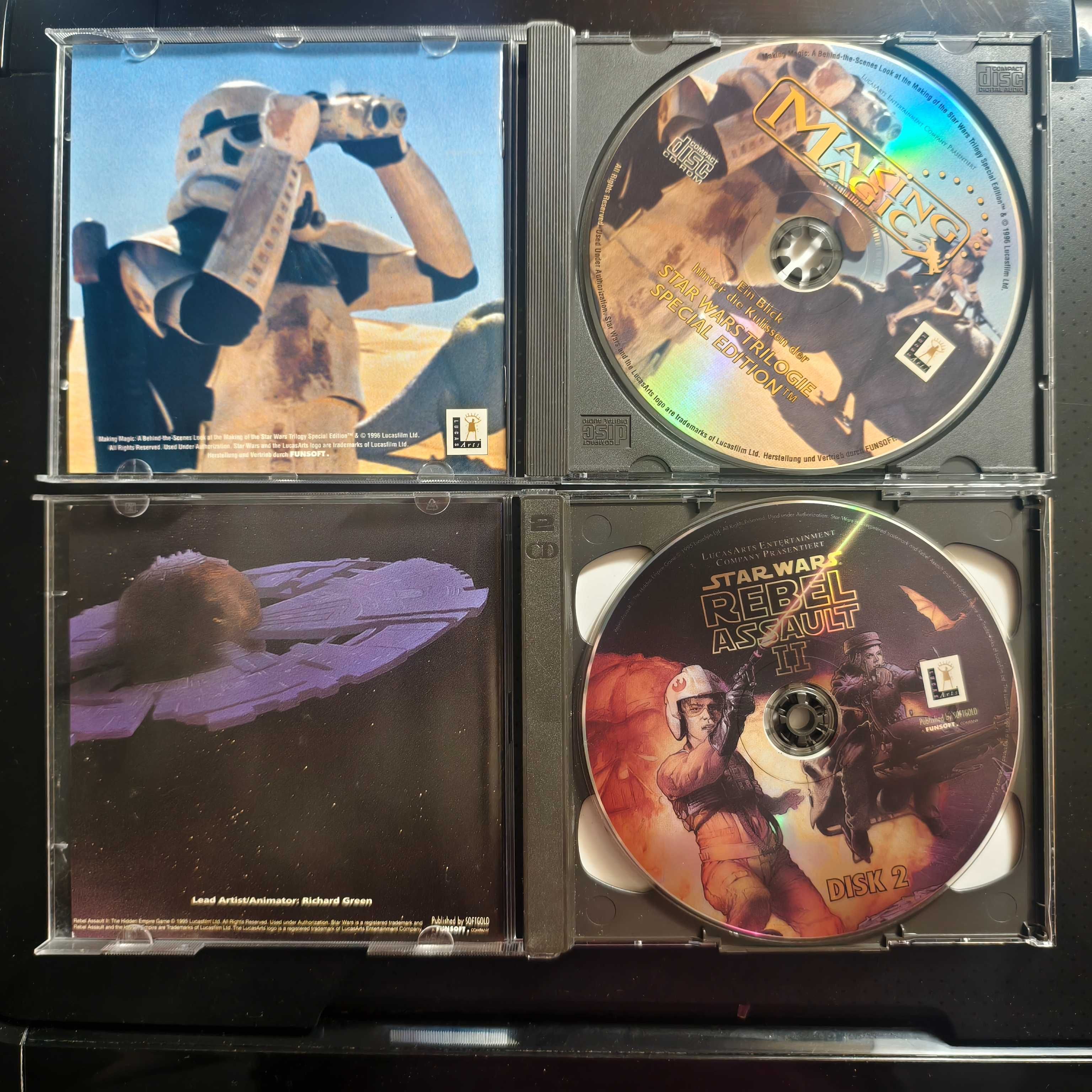 Unikat Gra PC - Star Wars: Behind the Magic 1998 + Rebel Assault