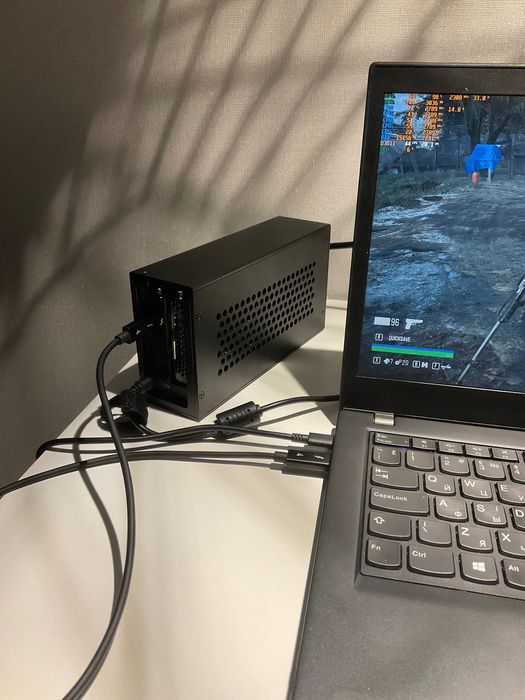корпус зовнішньої відеокарти egpu для однослотових low profile карт