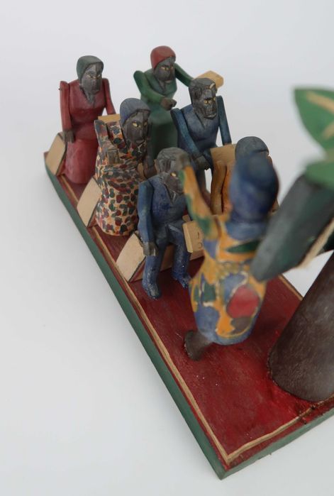 Grupo Escultórico / Maquete madeira - Aula de Português - Ex-colónias