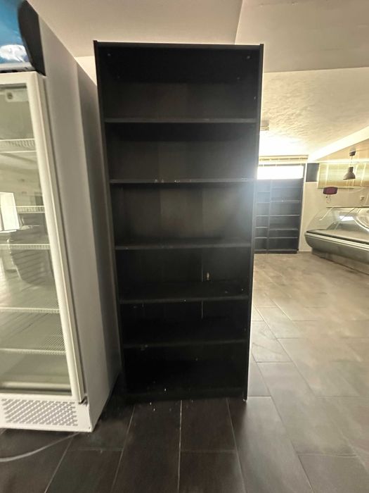 Estante IKEA preta 6 prateleiras – 28x80x202 cm