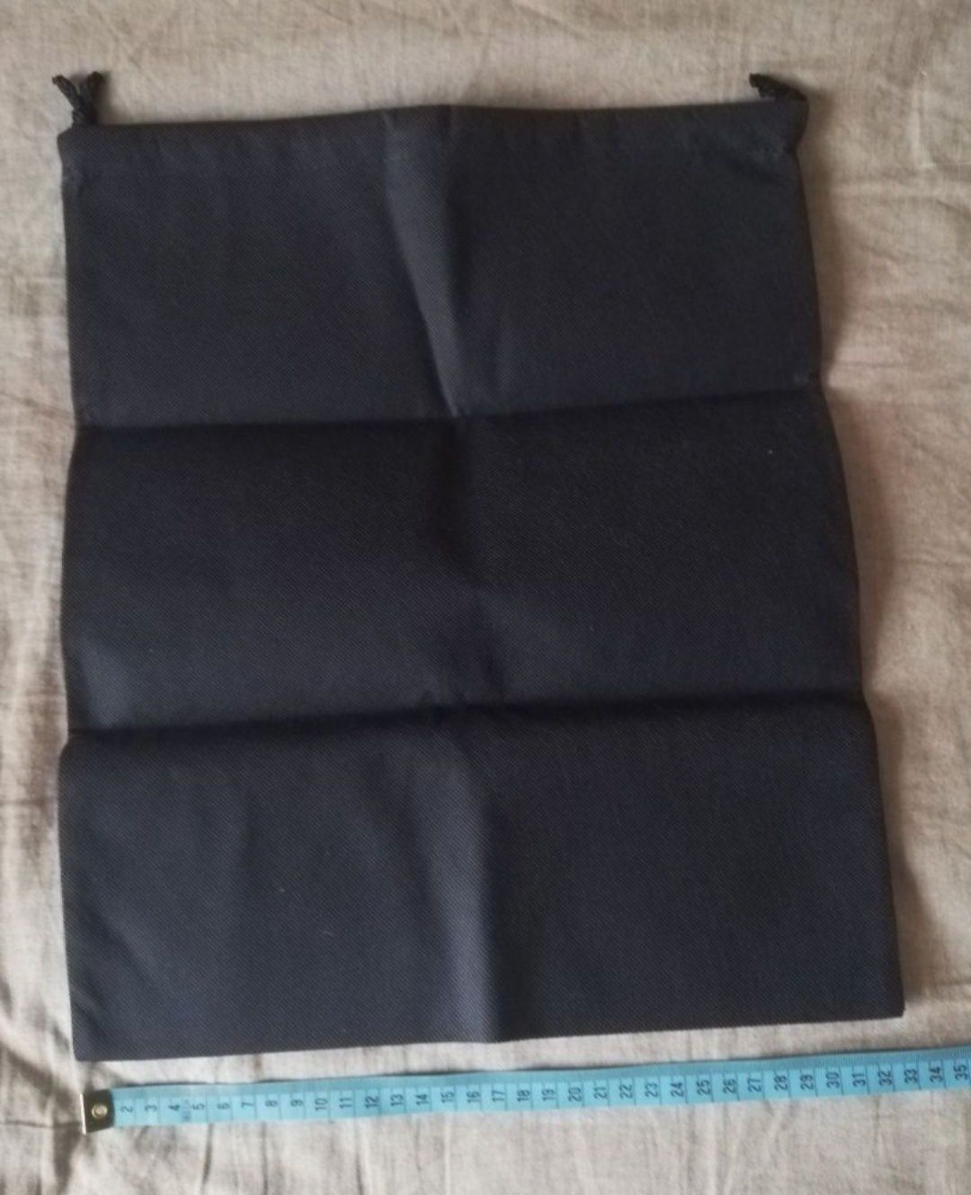Worek przeciwkurzowy czarny markowy AJ Armani Jeans