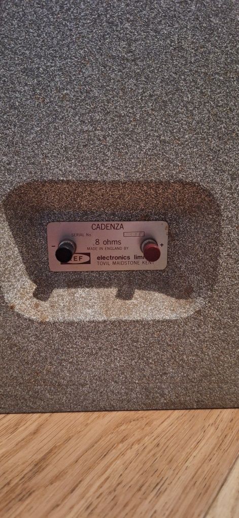 Kolumny kef cadenza mk1 bbc