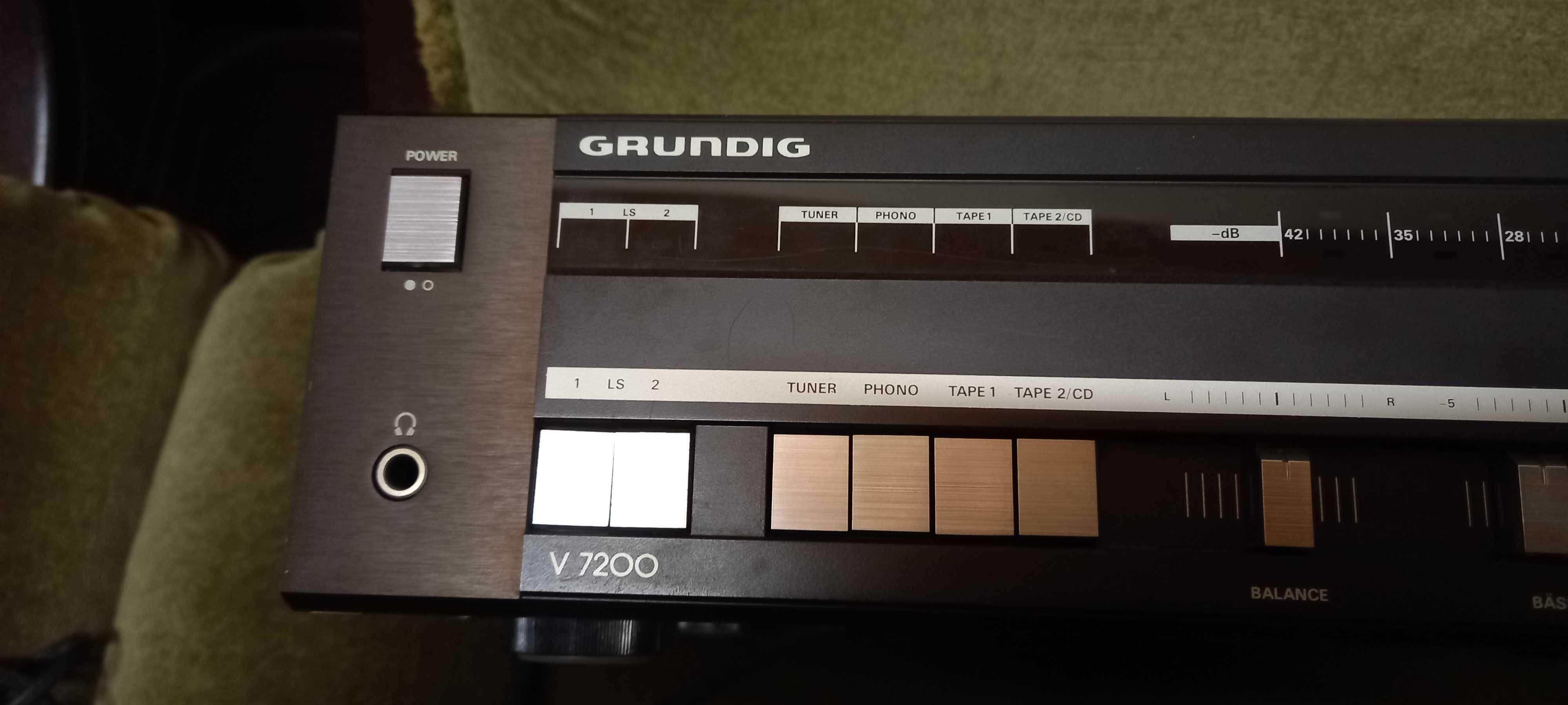 Amplificador Grundig V 7200 Raro em muito bom estado