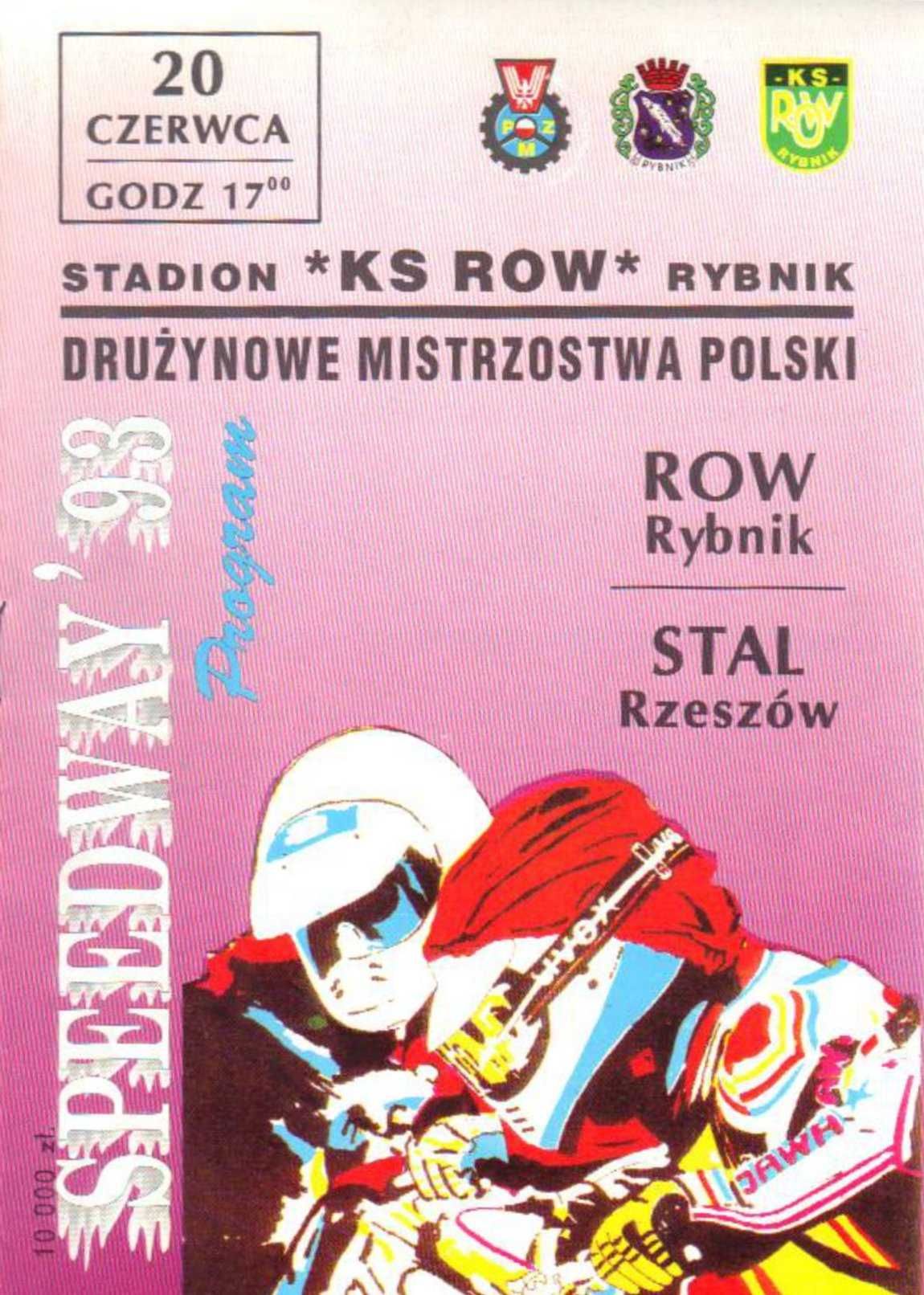 Programy żużlowe - zestaw 5/5/9 /Rybnik, Częstochowa, Bydgoszcz i in./