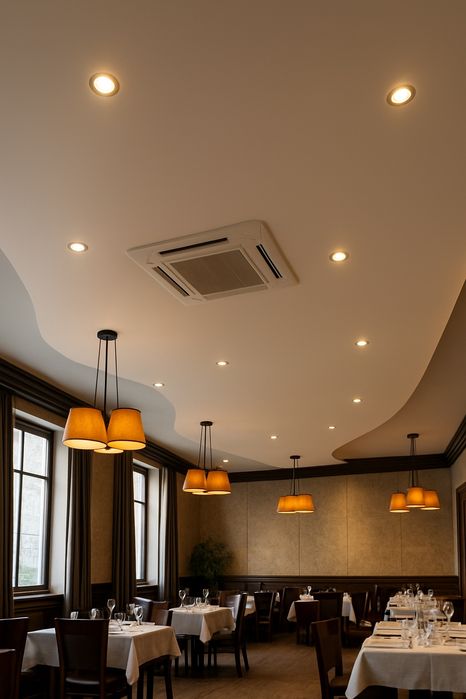 Натяжні стелі в офісі,кафе,складі ,ресторані. Швидко та Якісно !