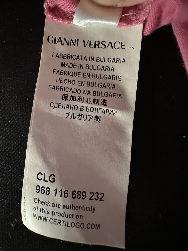 T-shirt (koszulka) Versace Collection - rozmiar S, różowa