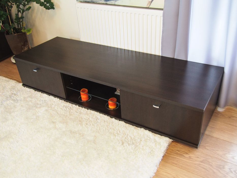 Komoda szafka półka RTV WENGE, MERANO II WM-40