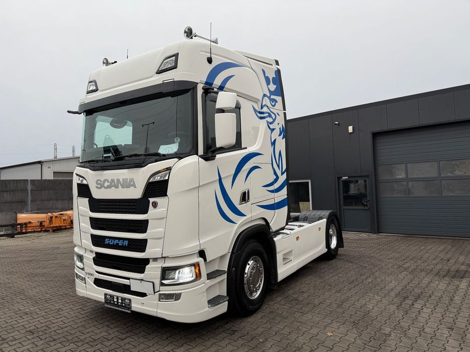 Scania  R  450, MEGA, LOW DECK, NOWE opony, poduszki przód i tył, ledy