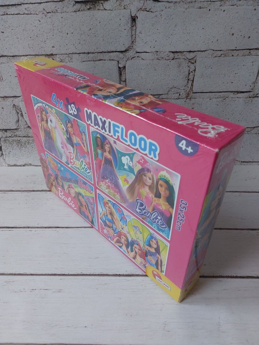 Puzzle 4x48 Barbie Lisciani MaxiFloor nowe prezent