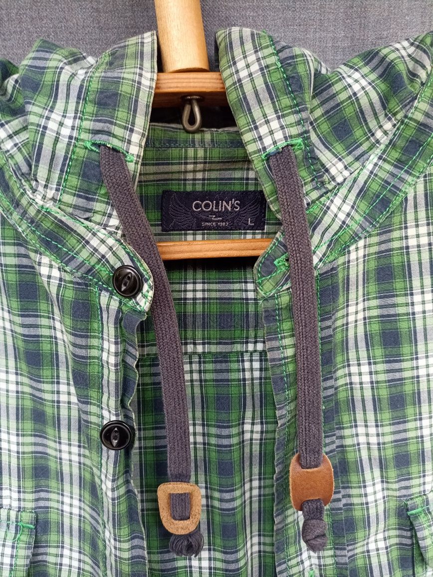 Мужская рубашка с капюшоном Colin's 265гр