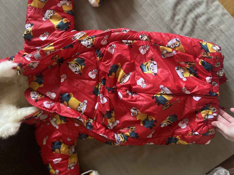 Дитячий зимовий комбінезон-трансформер з нарождення до 1,5 років