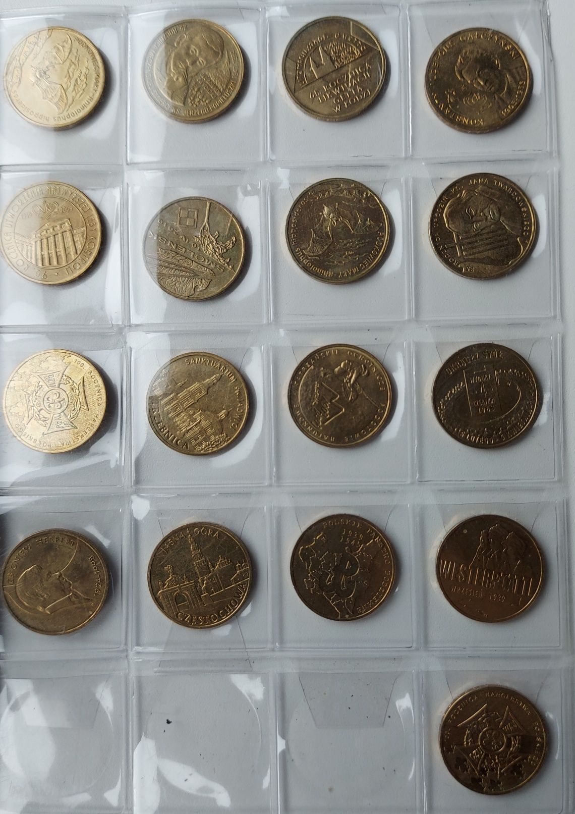 monety 2 zł. kolekcjonerskie 17 sztuk