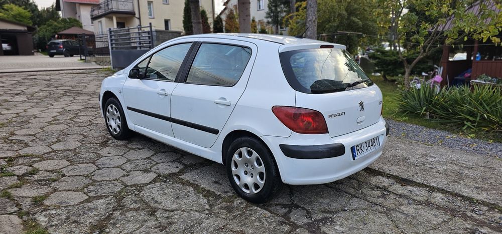 Ładny biały peugeot 307 1.4 b do jazdy bez korozji okazja!