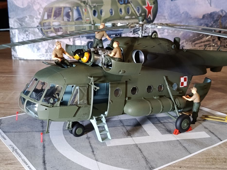 mi 8 /mi 17trumpeter diorama 1/35 gotowy