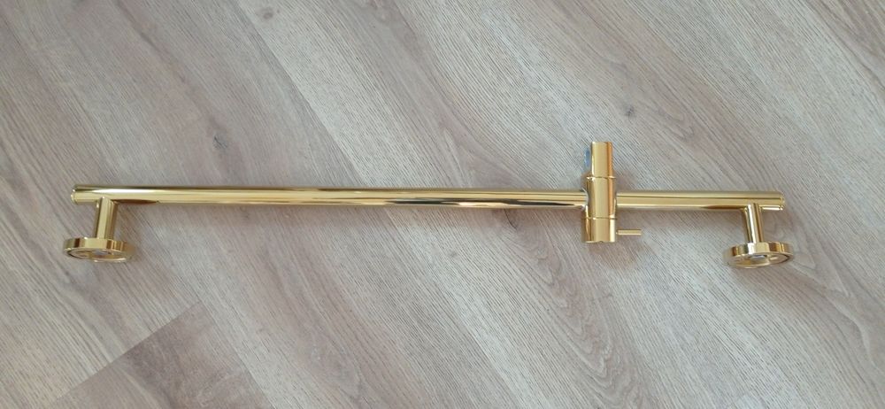 OMNIRES Drążek prysznicowy 66cm, złoty DR12GL