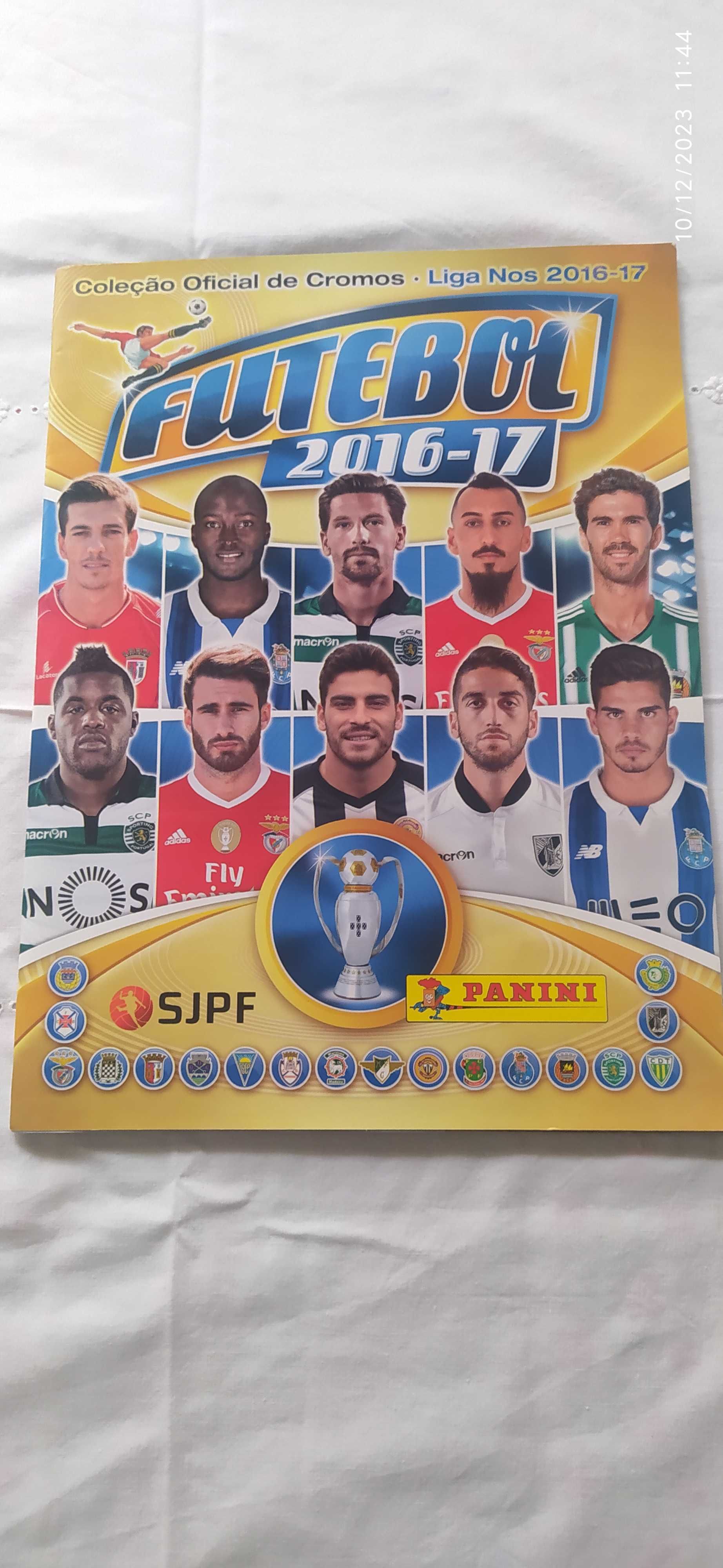 Caderneta Panini INCOMPLETA Futebol Liga Nos 2016-17