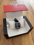 Tissot Le Locle Automatic - czarna tarcza, kwadratowa koperta