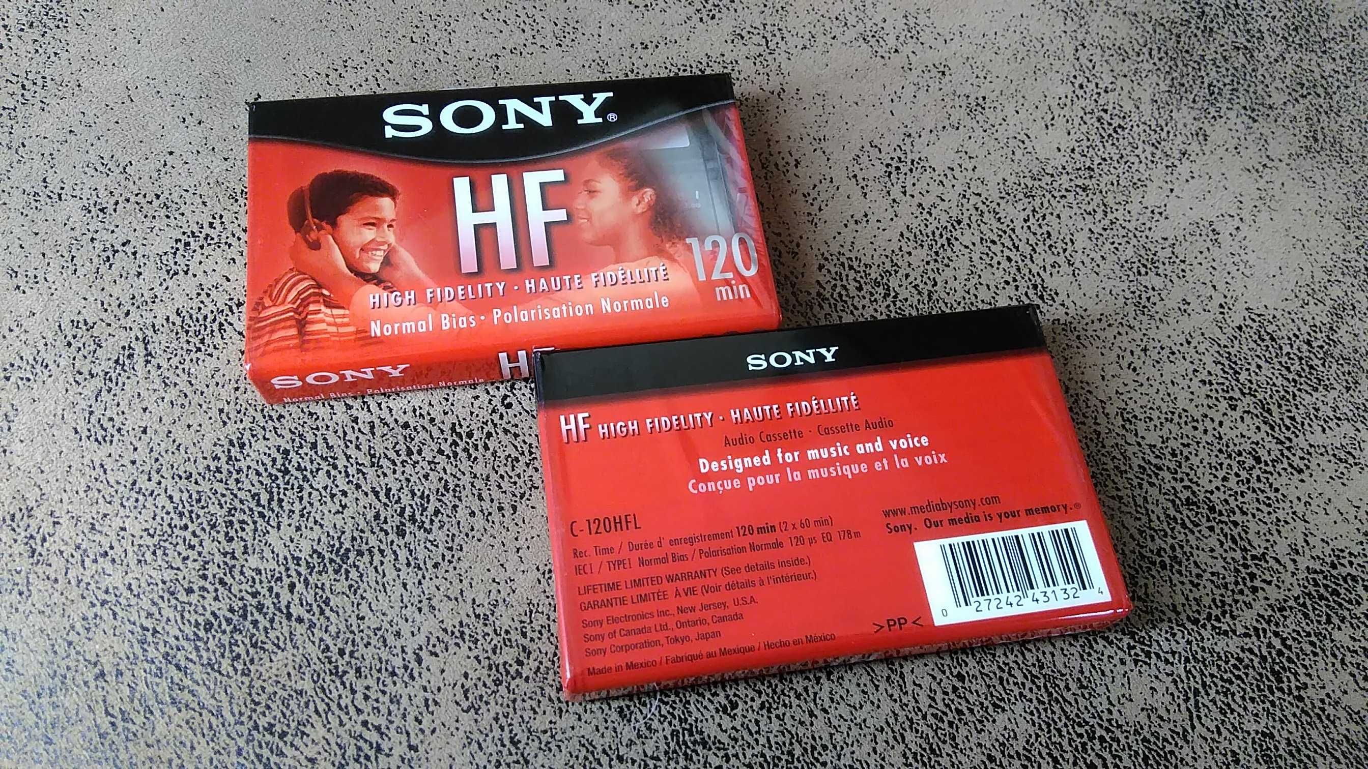 Аудіокасети Sony HF-120 хв Maxell UR 120 ха нові запаковані