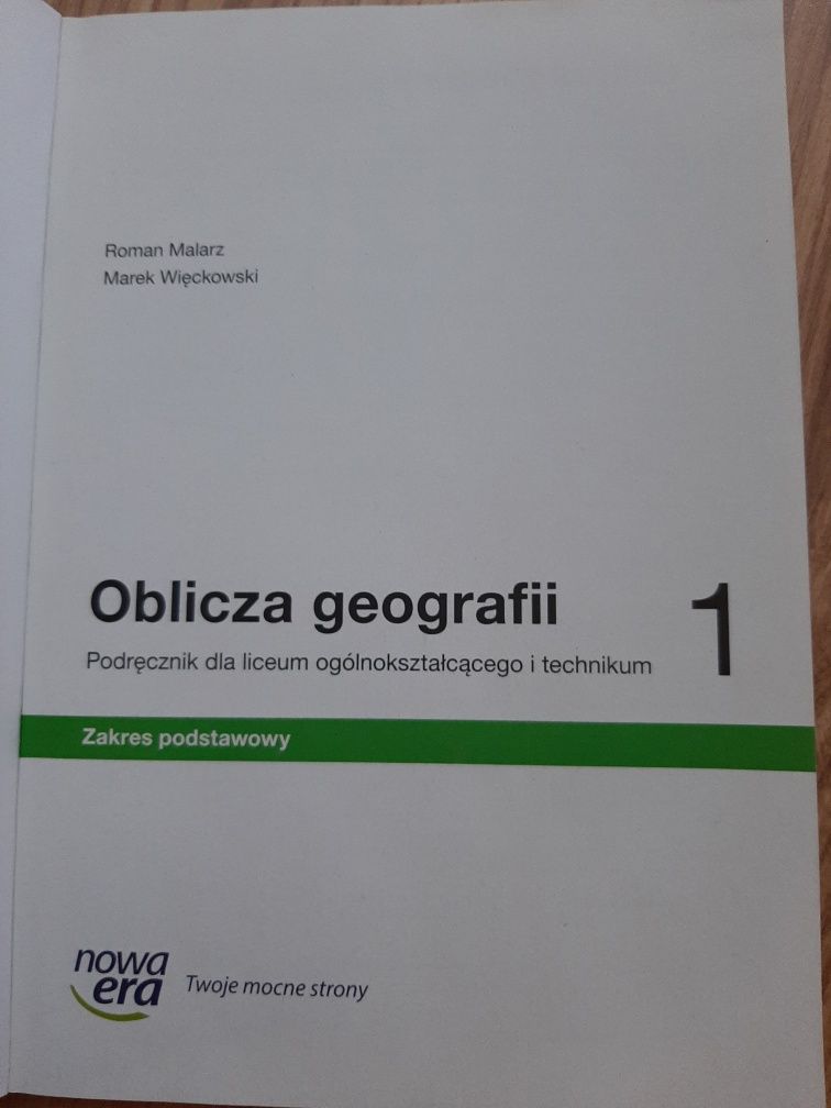 Oblicza geografii klasa I zakres podstawowy