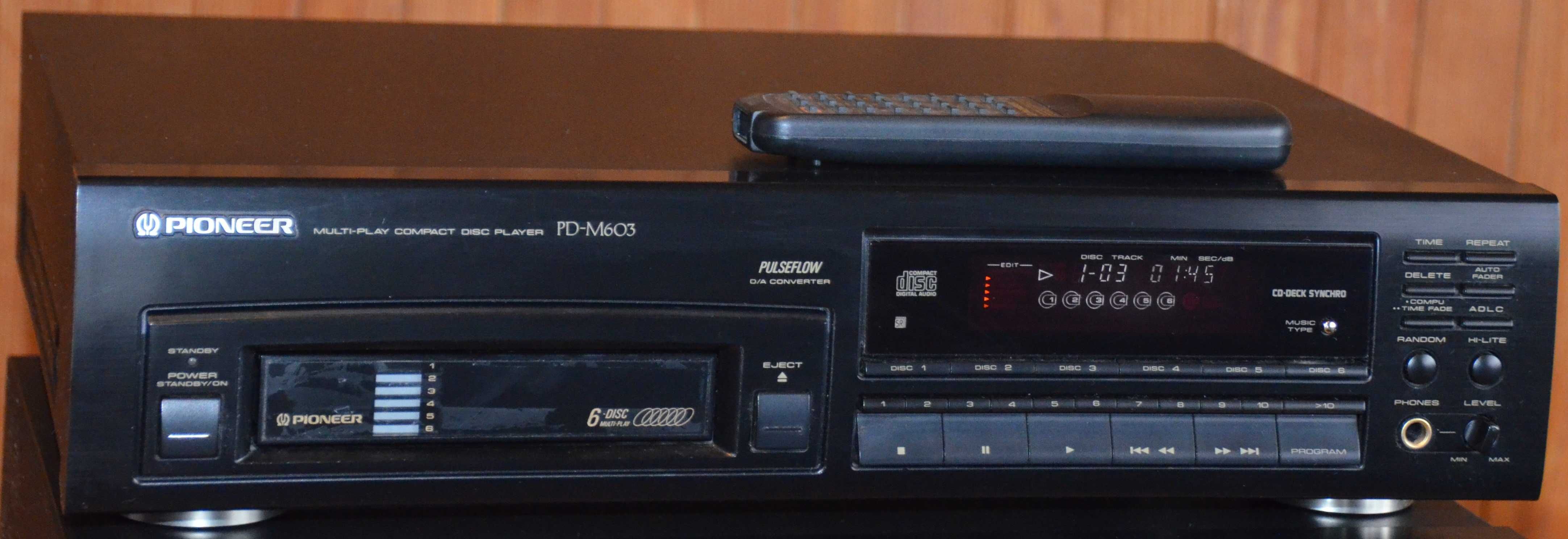 Pioneer PD-M603 +Pilot  odtwarzacz na 6 cd