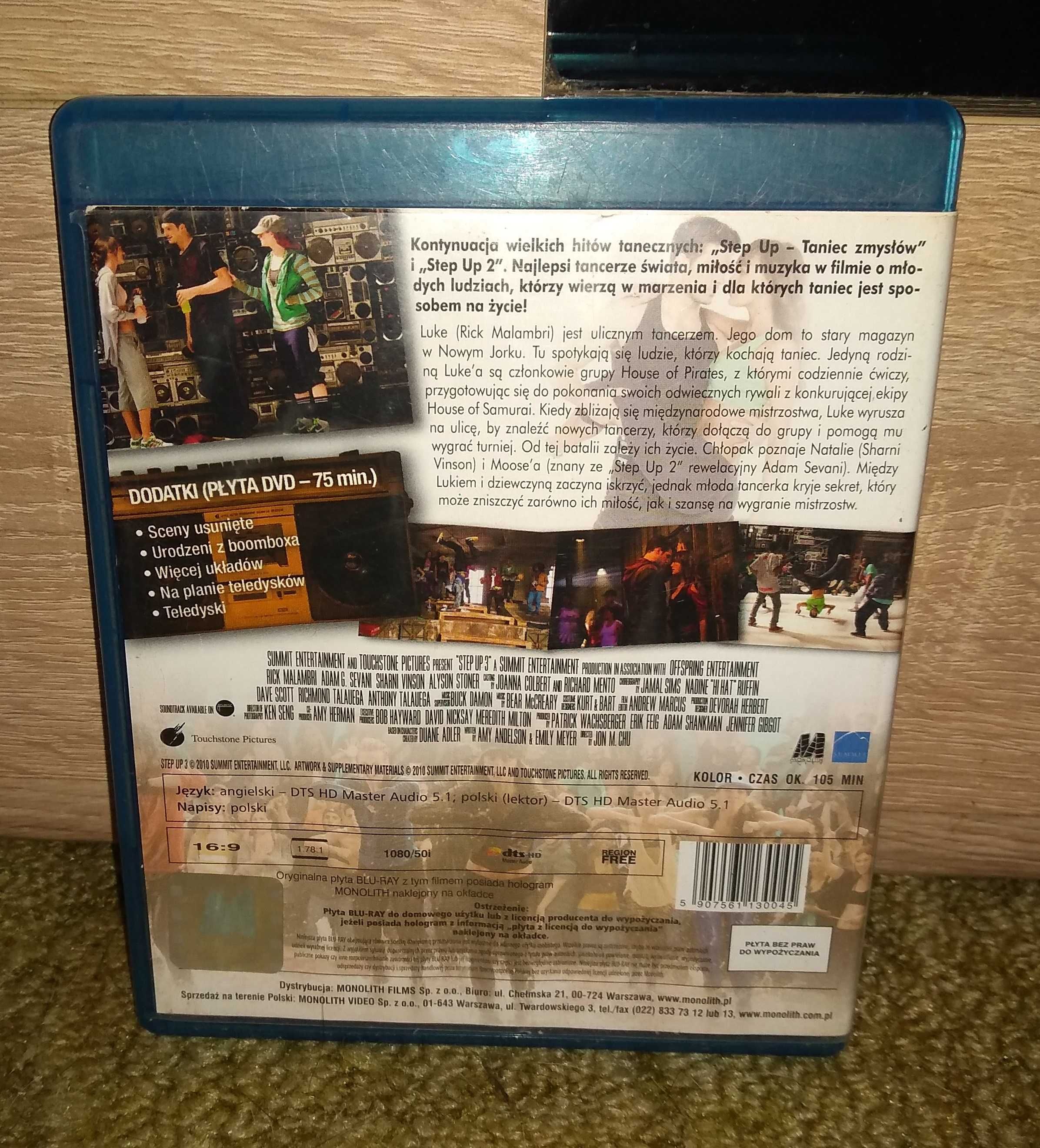 Step Up 3 / Bdb / Blu-Ray +DVD / Lektor PL