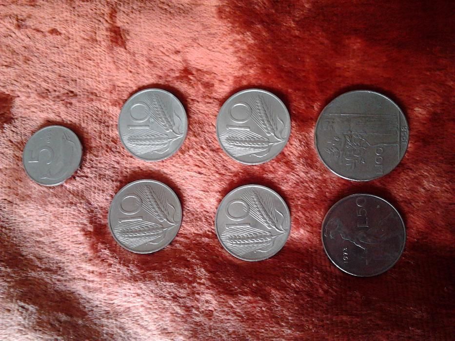 Монеты Италии 1954-1973 гг.