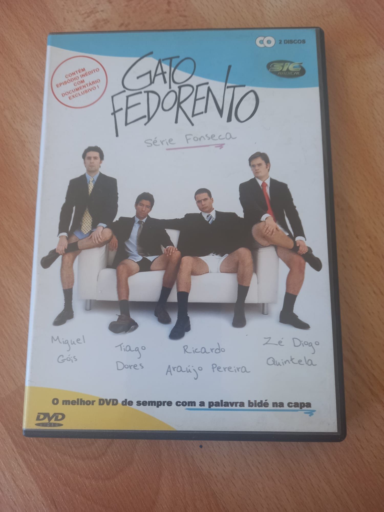DVD duplo Gato Fedorento