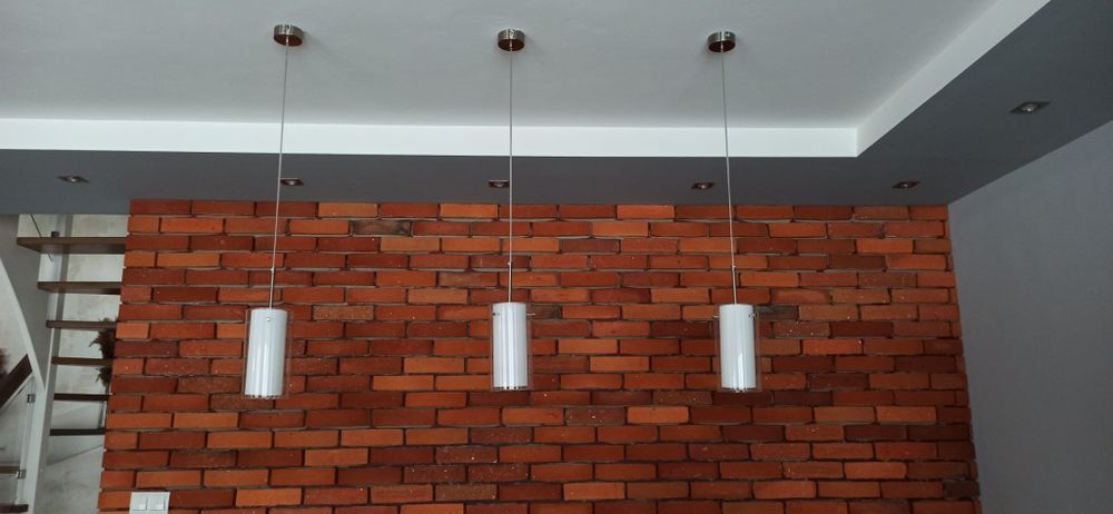 Lampa wiszaca szklana, żyrandol