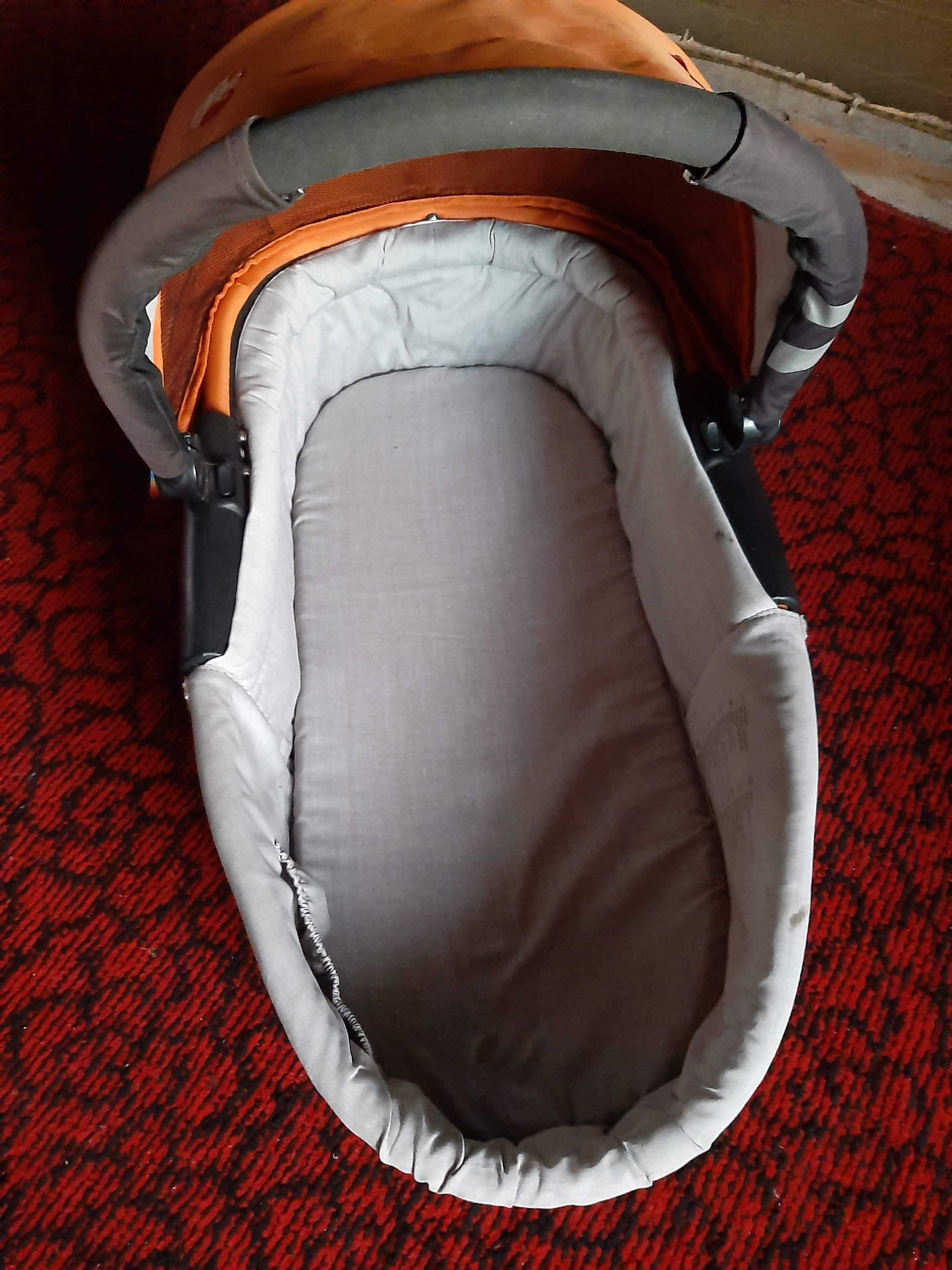 X lander Pram wózek 3 w 1 gondola, spacerówka i łupinka