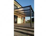 Zadaszenie aluminiowe PRO z dachem poliwęglanowym 350x706 m