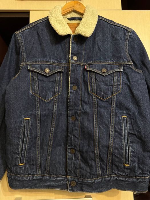 Шерпа Levis, Carhartt джинсова куртка